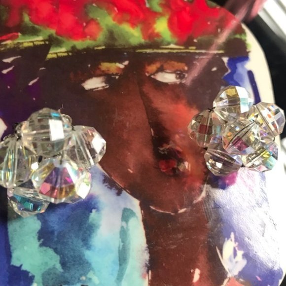 Vintage Laguna Aurora Gorgeous Clip On Earrings - Picture 11 of 11